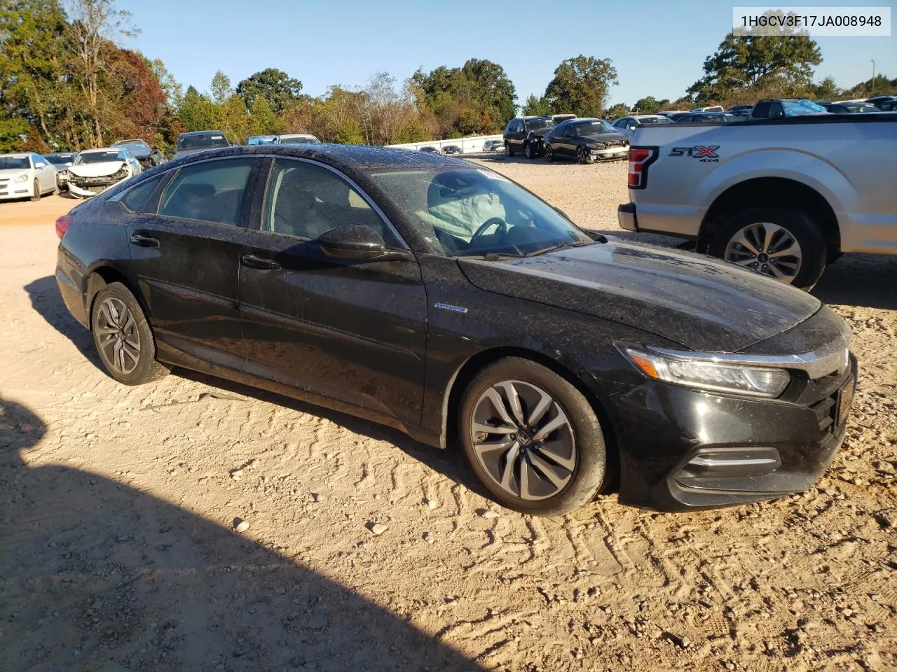 2018 Honda Accord Hybrid VIN: 1HGCV3F17JA008948 Lot: 76156854