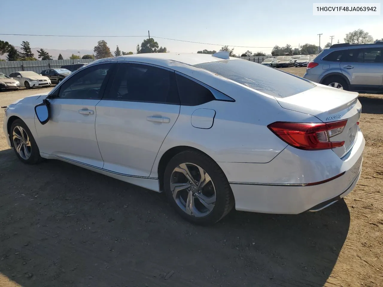 2018 Honda Accord Ex VIN: 1HGCV1F48JA063942 Lot: 76187044