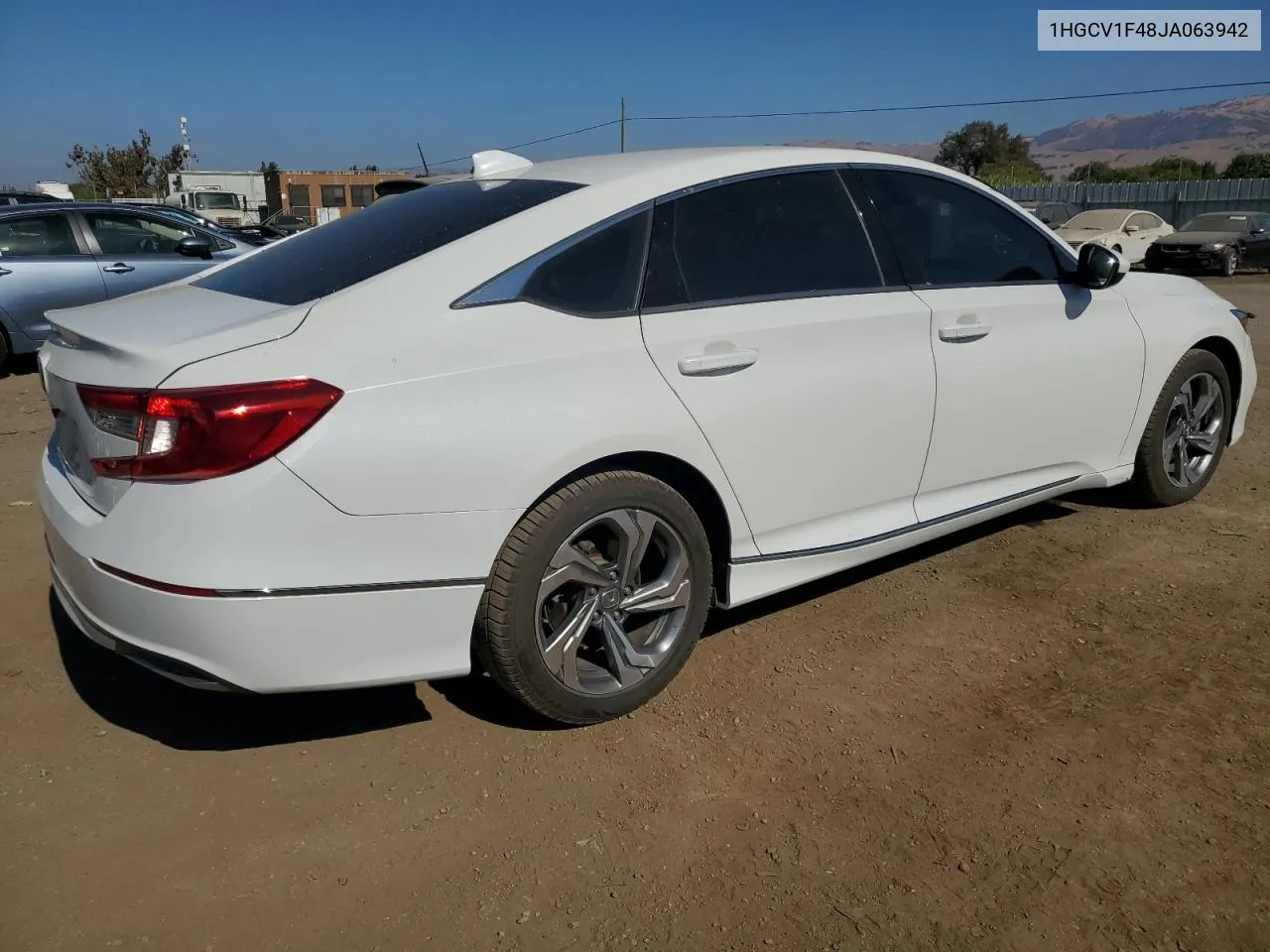 2018 Honda Accord Ex VIN: 1HGCV1F48JA063942 Lot: 76187044