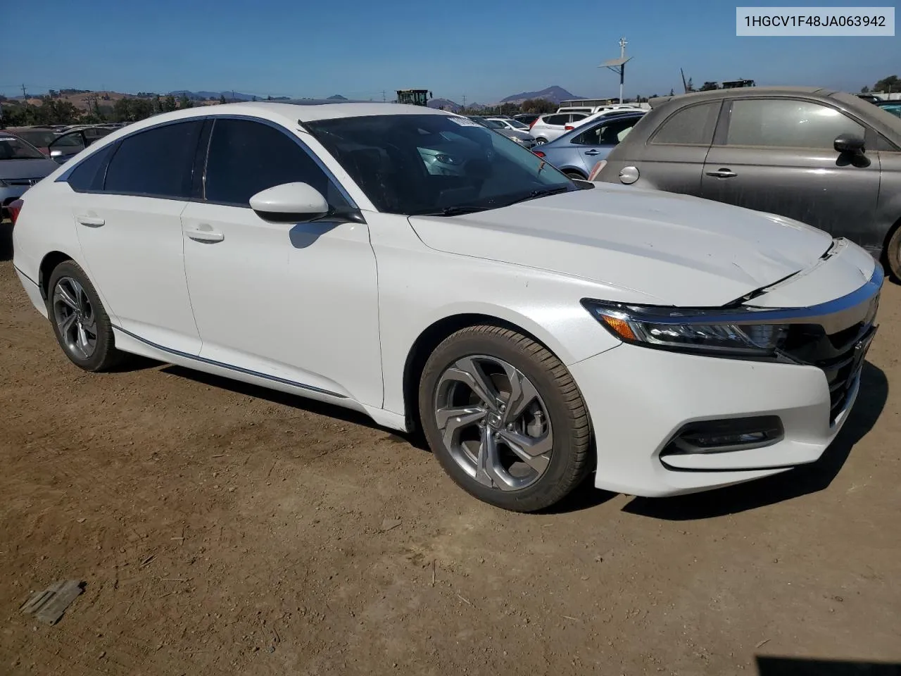 1HGCV1F48JA063942 2018 Honda Accord Ex