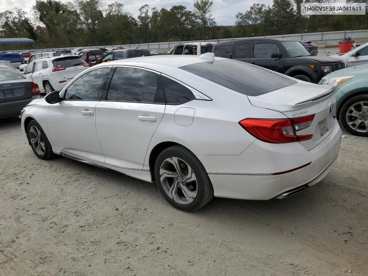 2018 Honda Accord Exl VIN: 1HGCV2F59JA041611 Lot: 76245104