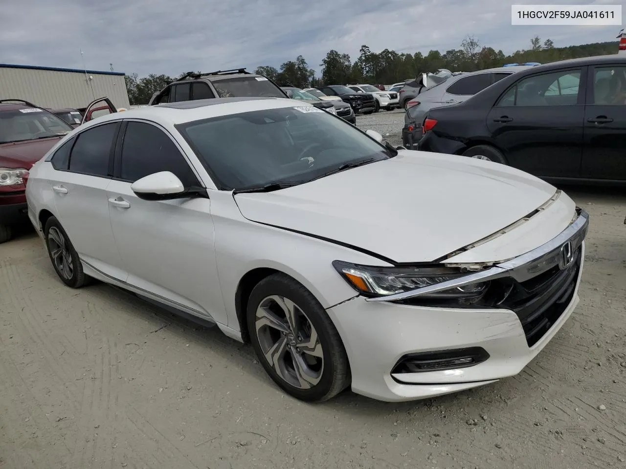 2018 Honda Accord Exl VIN: 1HGCV2F59JA041611 Lot: 76245104