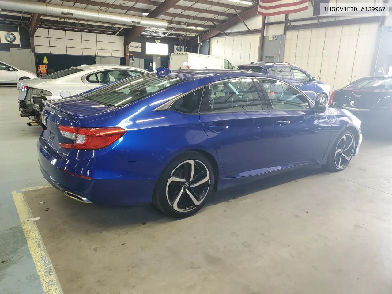 2018 Honda Accord Sport VIN: 1HGCV1F30JA139967 Lot: 76308734