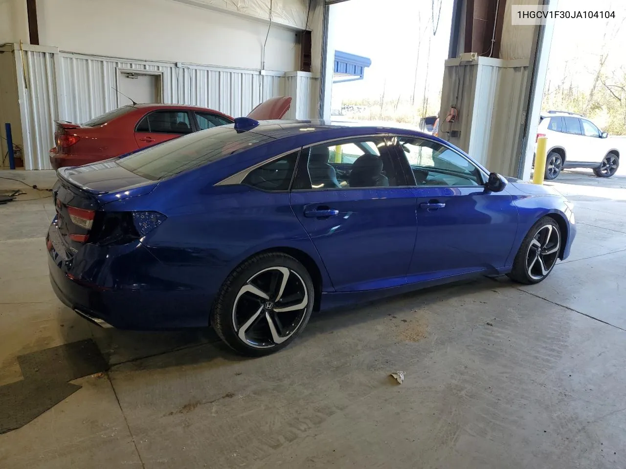 2018 Honda Accord Sport VIN: 1HGCV1F30JA104104 Lot: 76949134