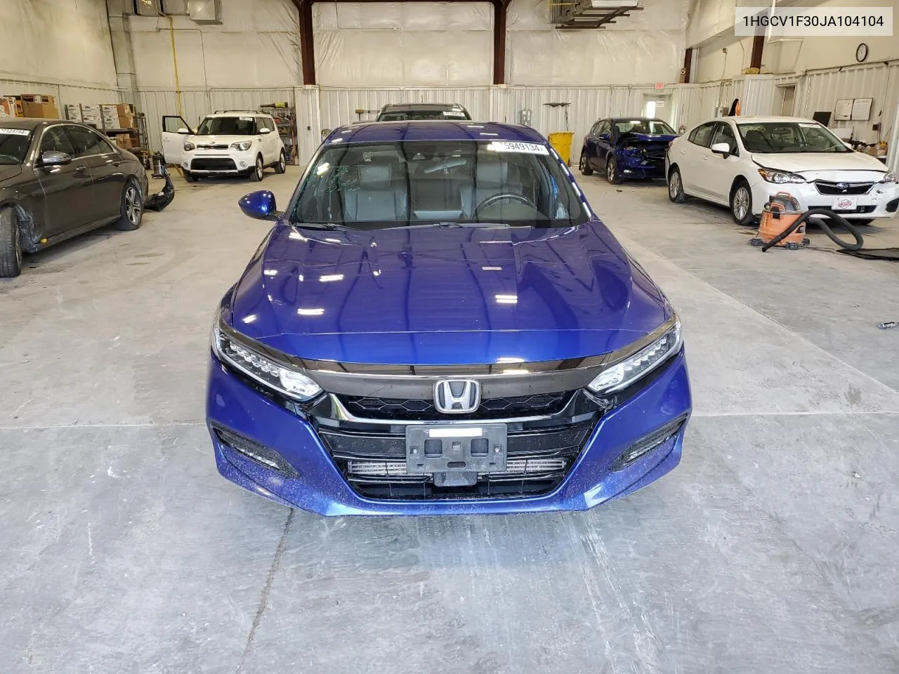 2018 Honda Accord Sport VIN: 1HGCV1F30JA104104 Lot: 76949134