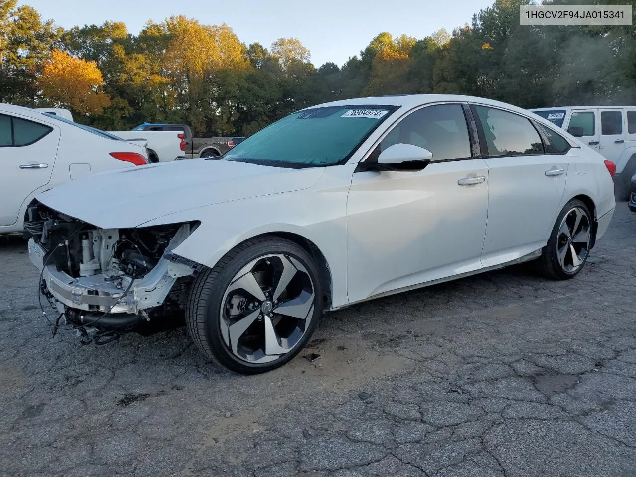 2018 Honda Accord Touring VIN: 1HGCV2F94JA015341 Lot: 76984574