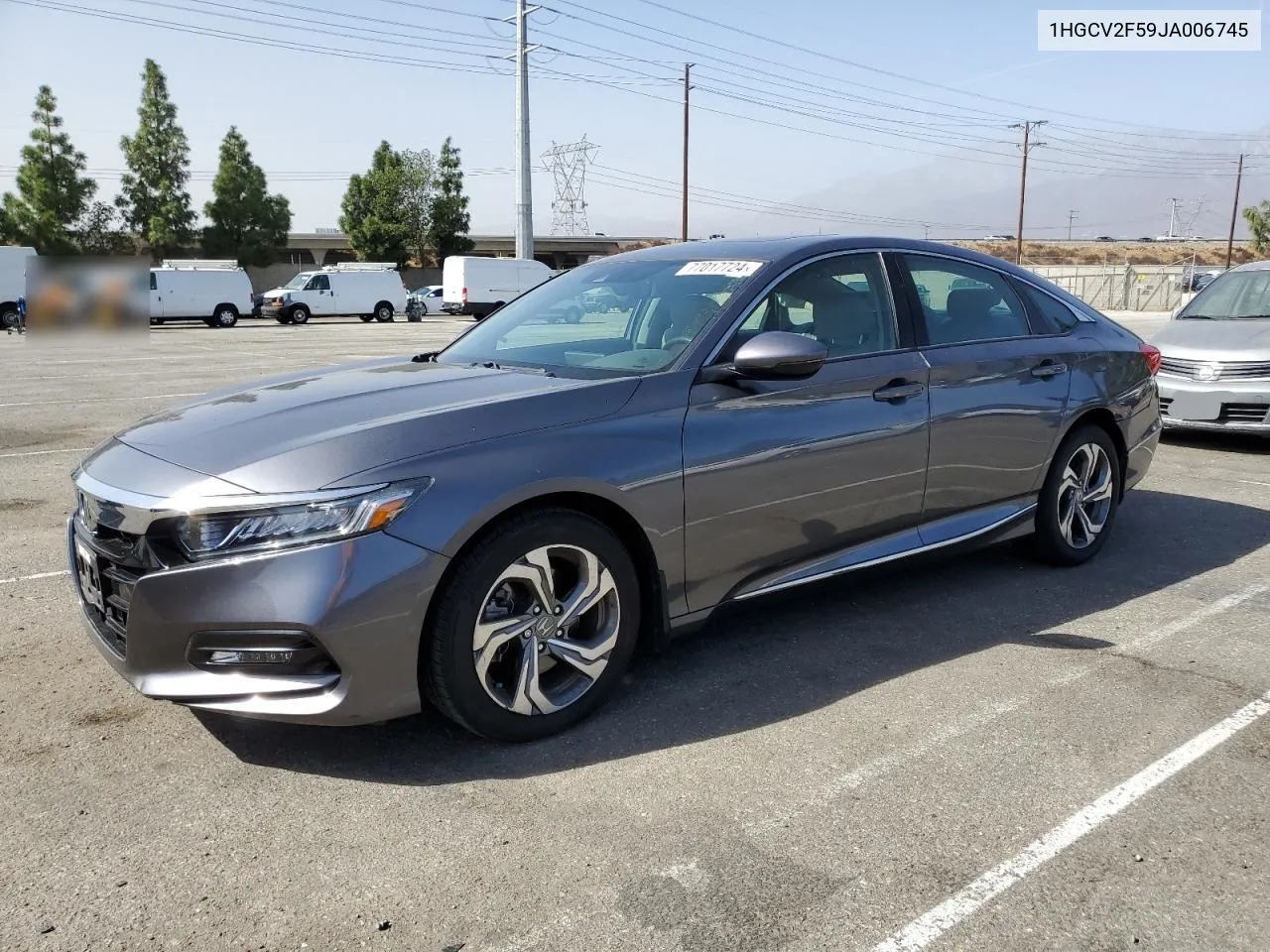 2018 Honda Accord Exl VIN: 1HGCV2F59JA006745 Lot: 77017724