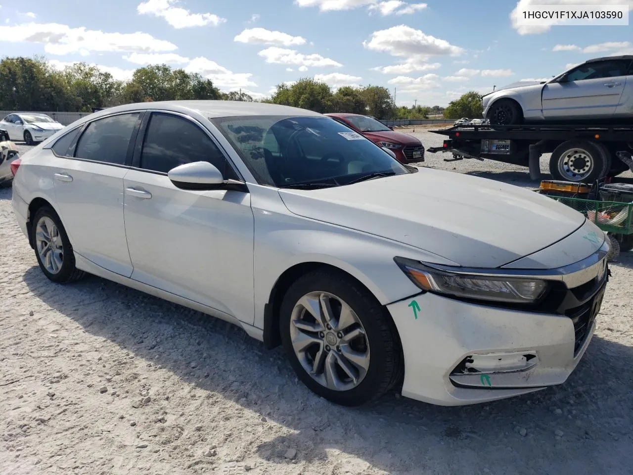 2018 Honda Accord Lx VIN: 1HGCV1F1XJA103590 Lot: 77159654