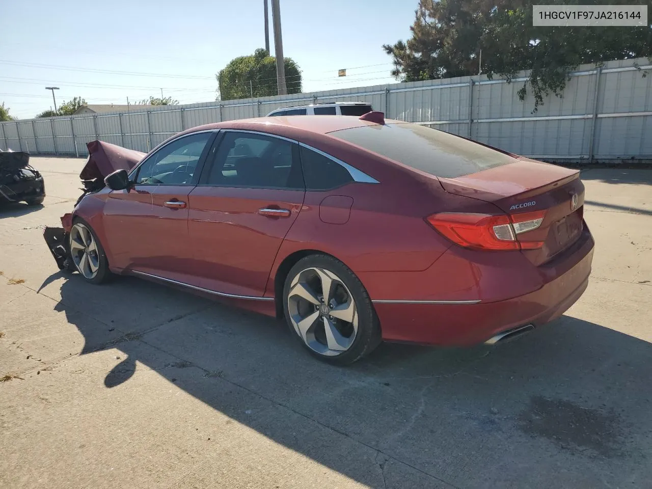 2018 Honda Accord Touring VIN: 1HGCV1F97JA216144 Lot: 77225024