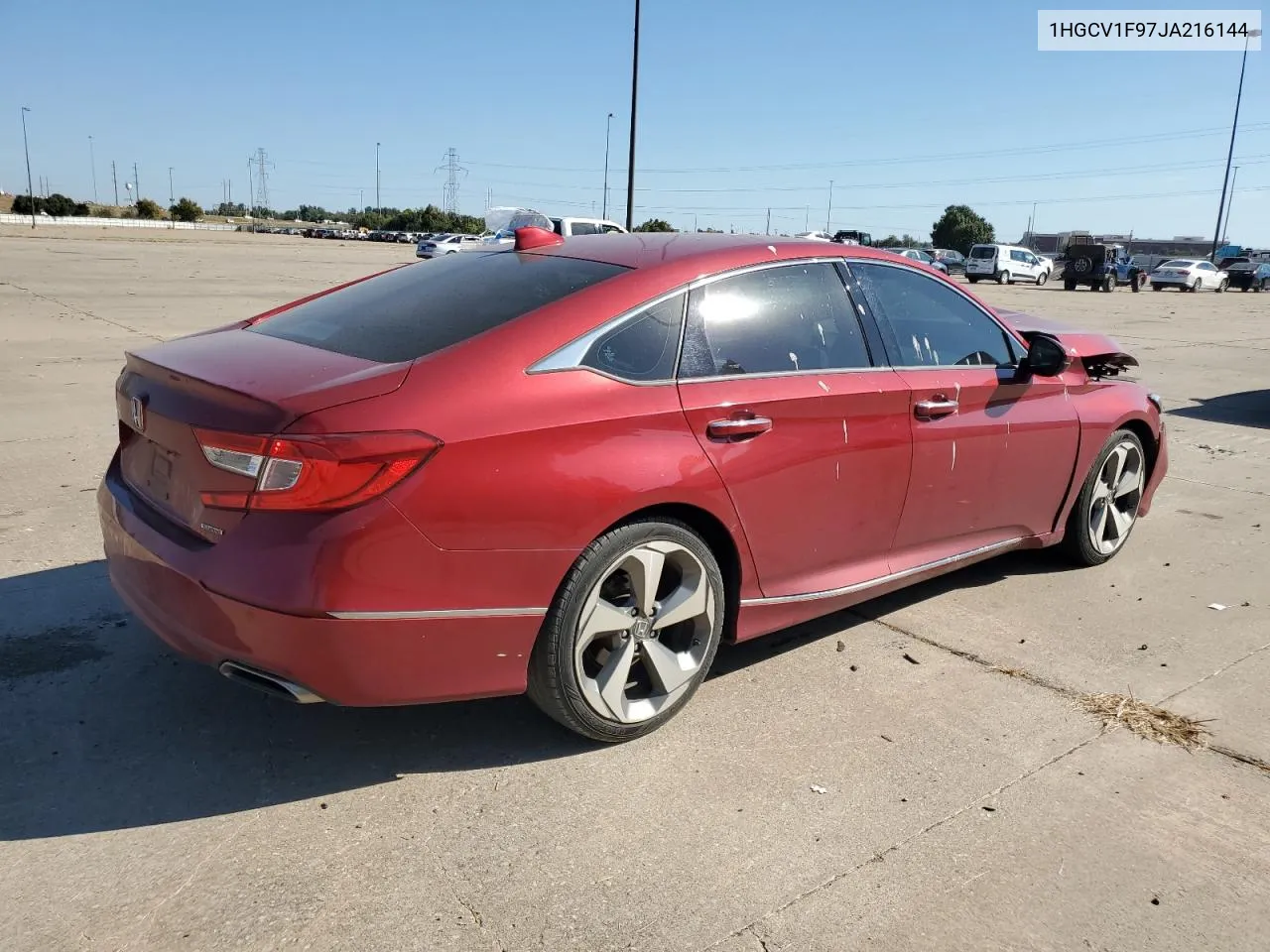 2018 Honda Accord Touring VIN: 1HGCV1F97JA216144 Lot: 77225024