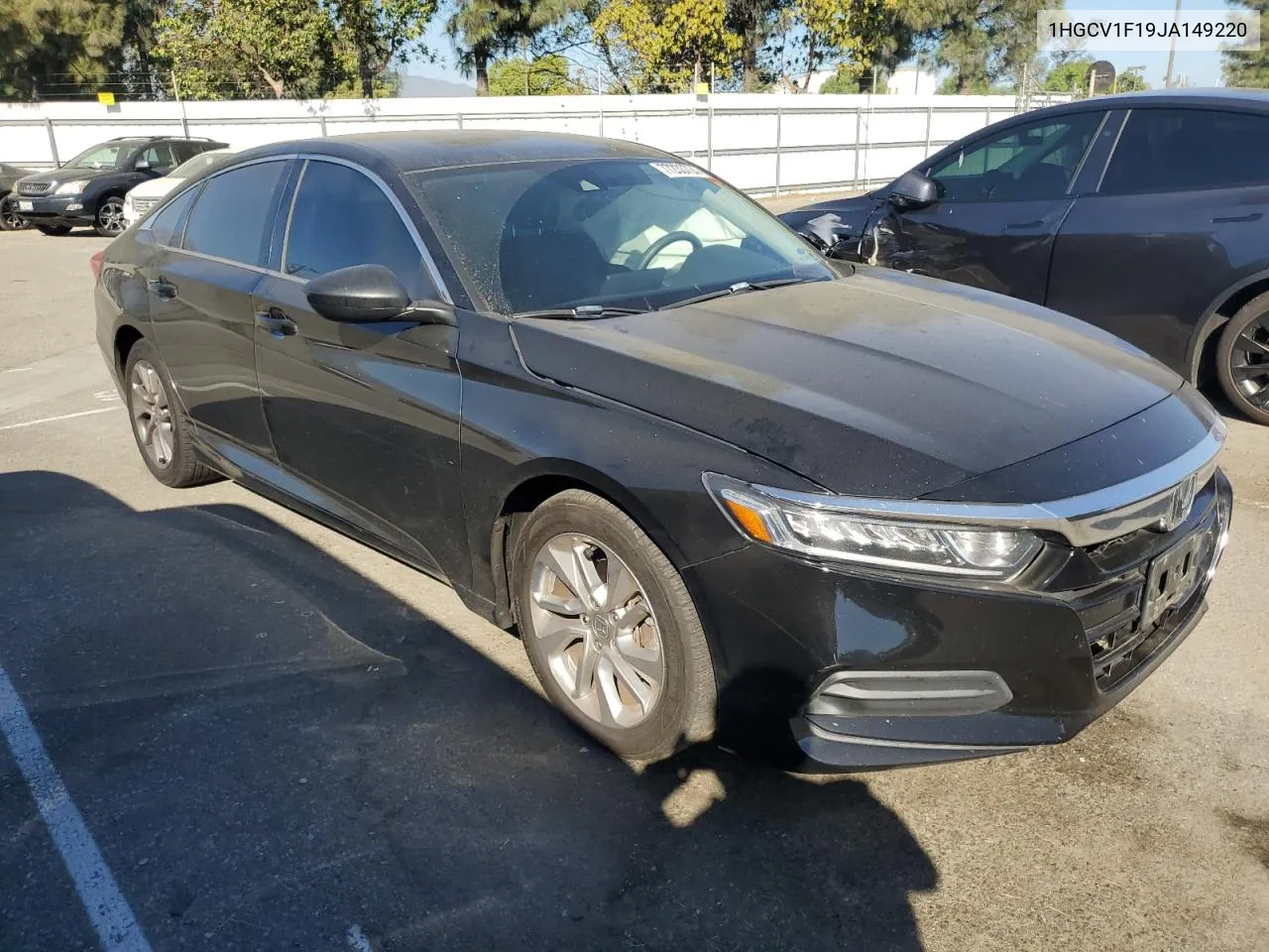 2018 Honda Accord Lx VIN: 1HGCV1F19JA149220 Lot: 77233724