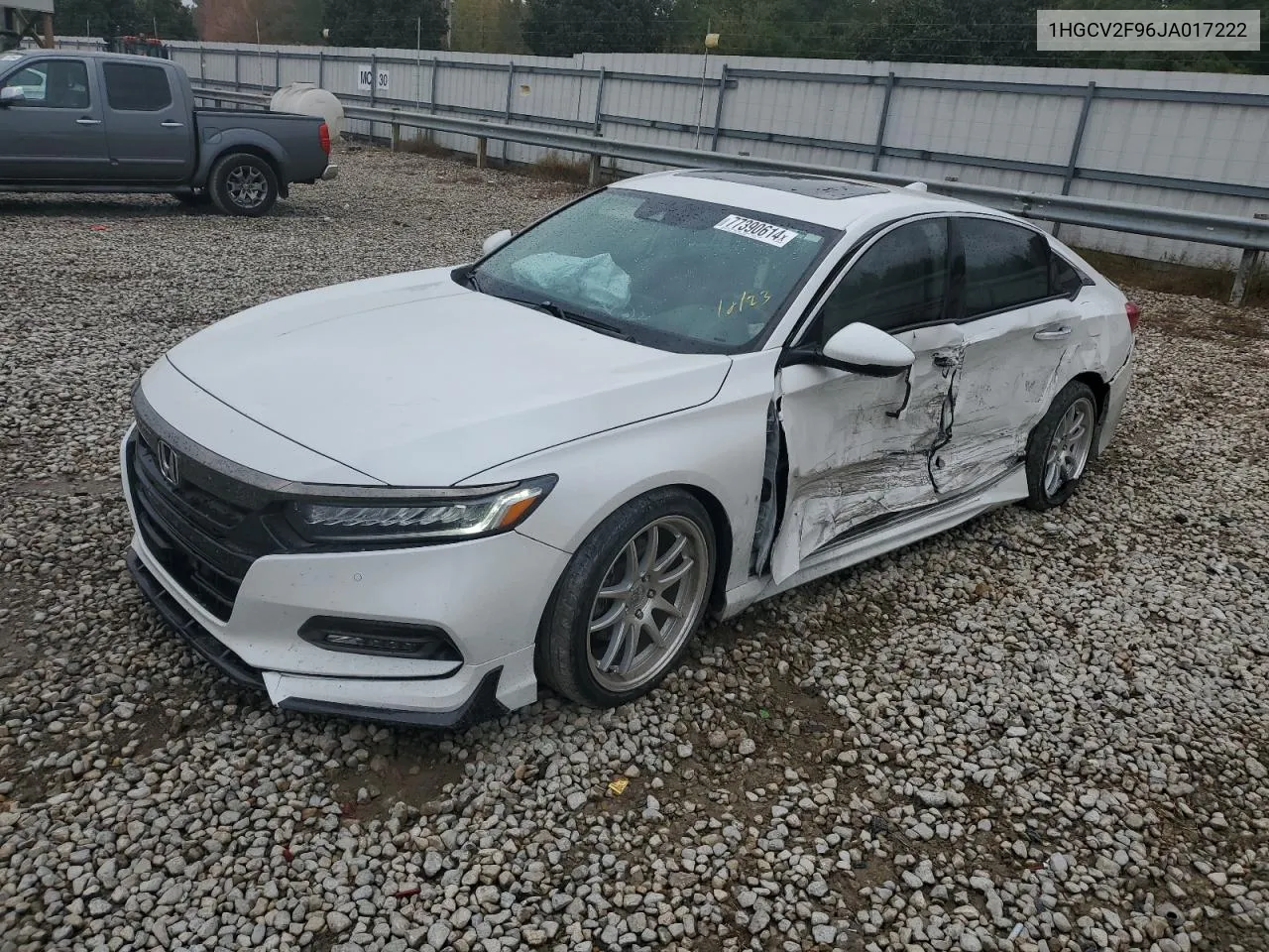 2018 Honda Accord Touring VIN: 1HGCV2F96JA017222 Lot: 77390614