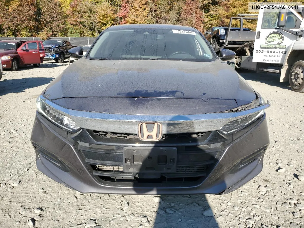 2018 Honda Accord Exl VIN: 1HGCV2F54JA016941 Lot: 77527644