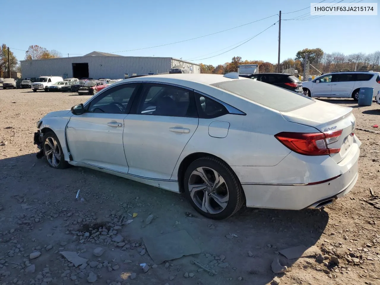 2018 Honda Accord Exl VIN: 1HGCV1F63JA215174 Lot: 77541384