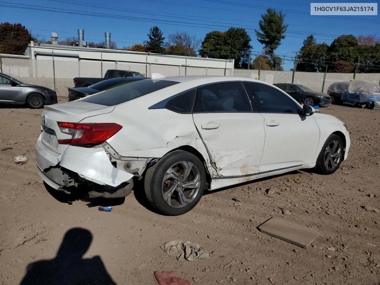 2018 Honda Accord Exl VIN: 1HGCV1F63JA215174 Lot: 77541384