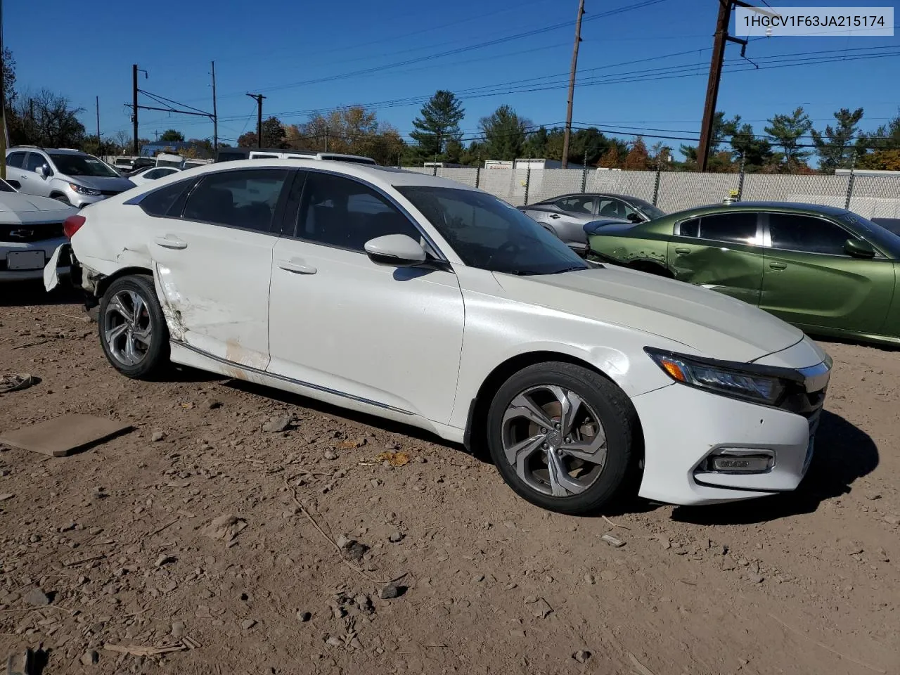 2018 Honda Accord Exl VIN: 1HGCV1F63JA215174 Lot: 77541384