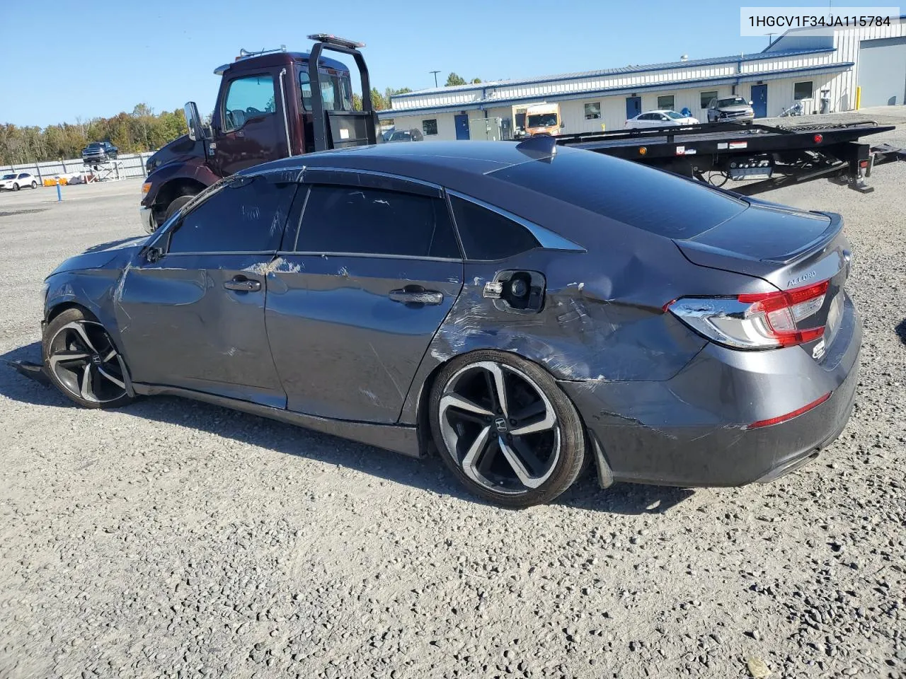 2018 Honda Accord Sport VIN: 1HGCV1F34JA115784 Lot: 77592004