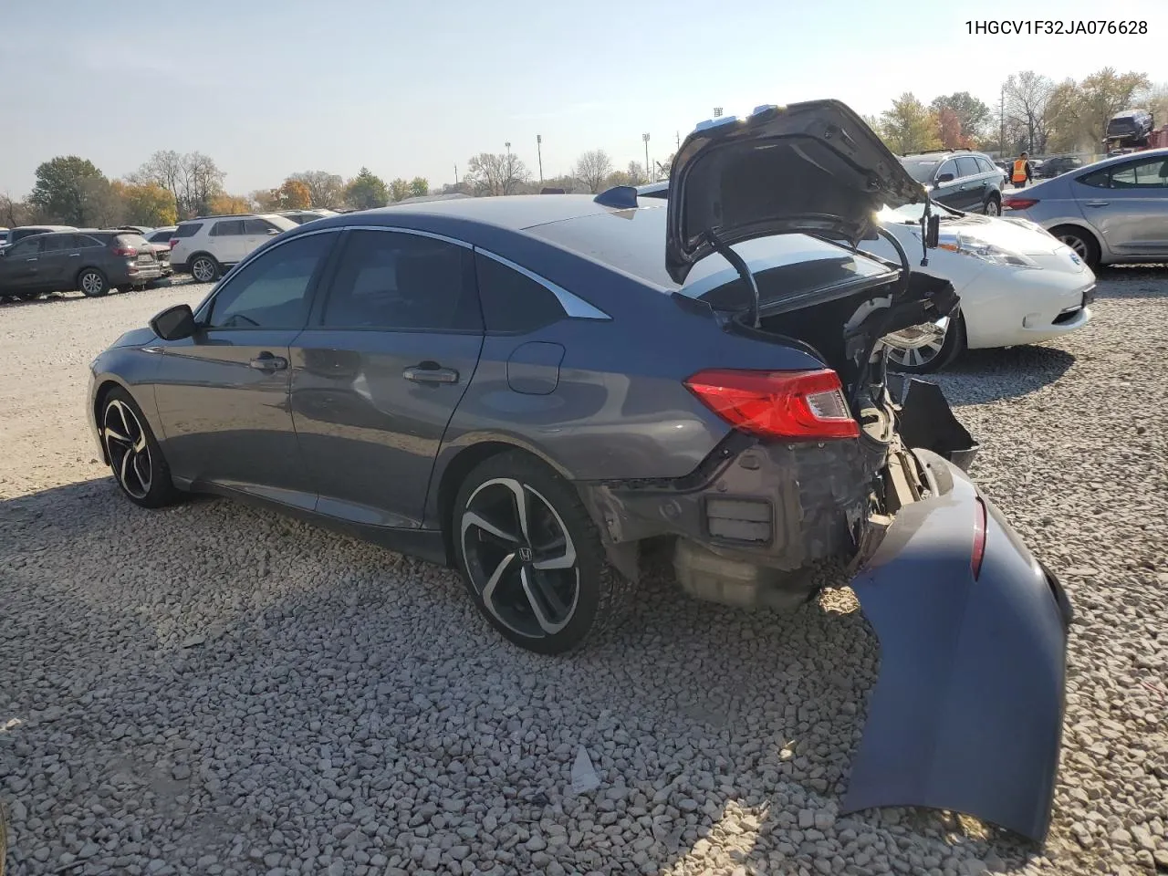 2018 Honda Accord Sport VIN: 1HGCV1F32JA076628 Lot: 77642434