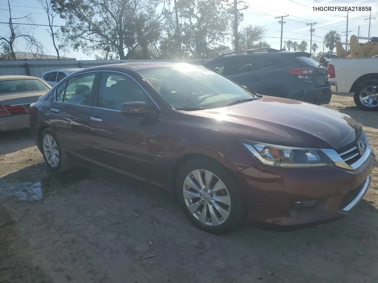 2018 Honda Accord Exl VIN: 1HGCR2F82EA218858 Lot: 77945664