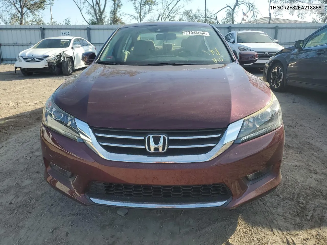 2018 Honda Accord Exl VIN: 1HGCR2F82EA218858 Lot: 77945664