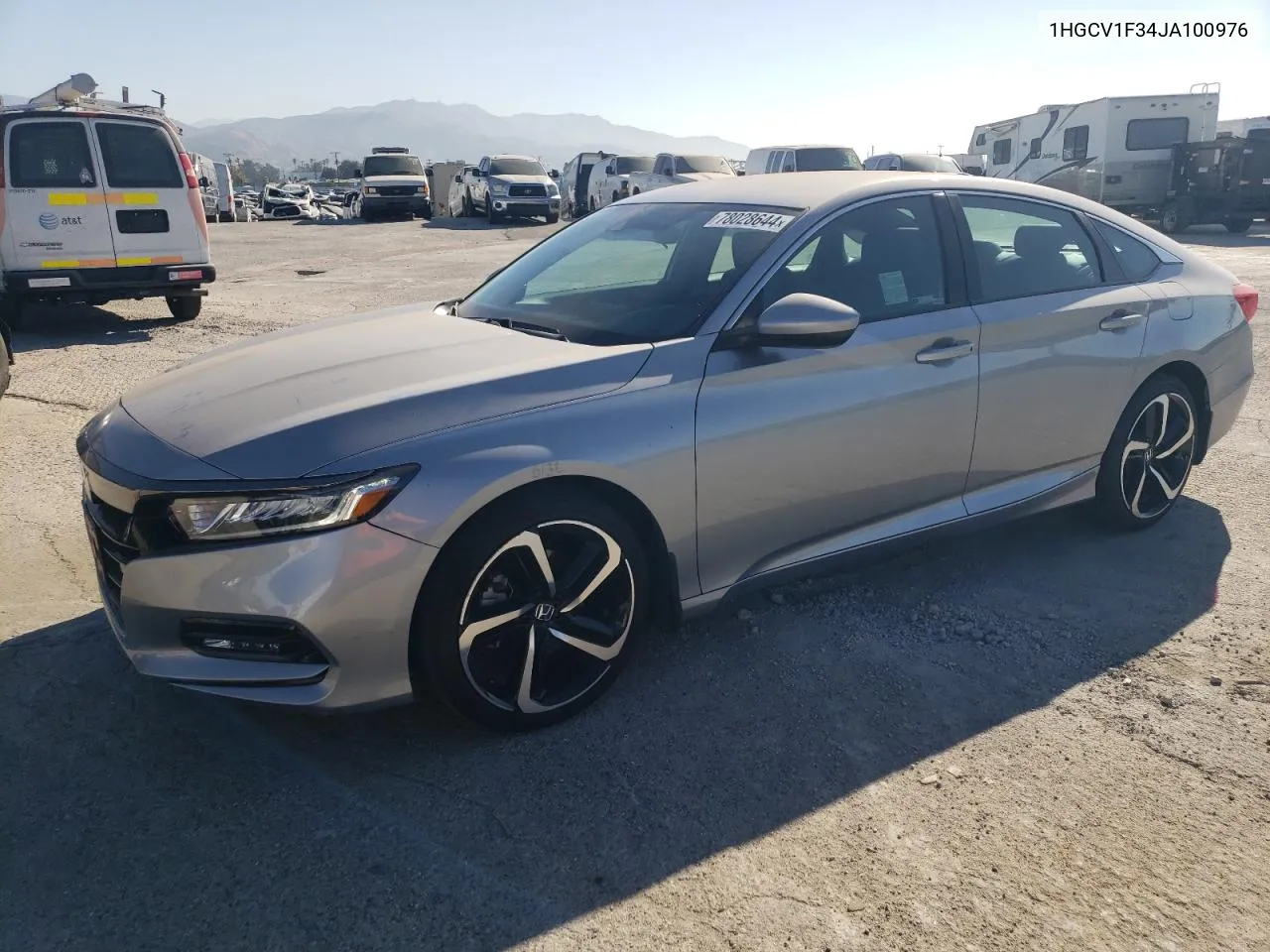 2018 Honda Accord Sport VIN: 1HGCV1F34JA100976 Lot: 78028644