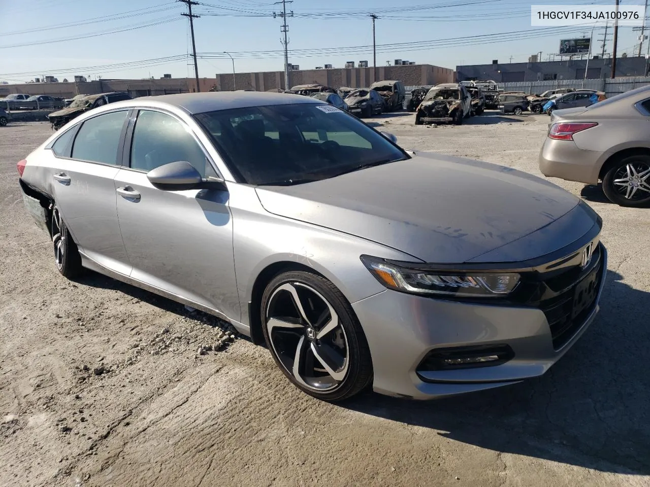 2018 Honda Accord Sport VIN: 1HGCV1F34JA100976 Lot: 78028644