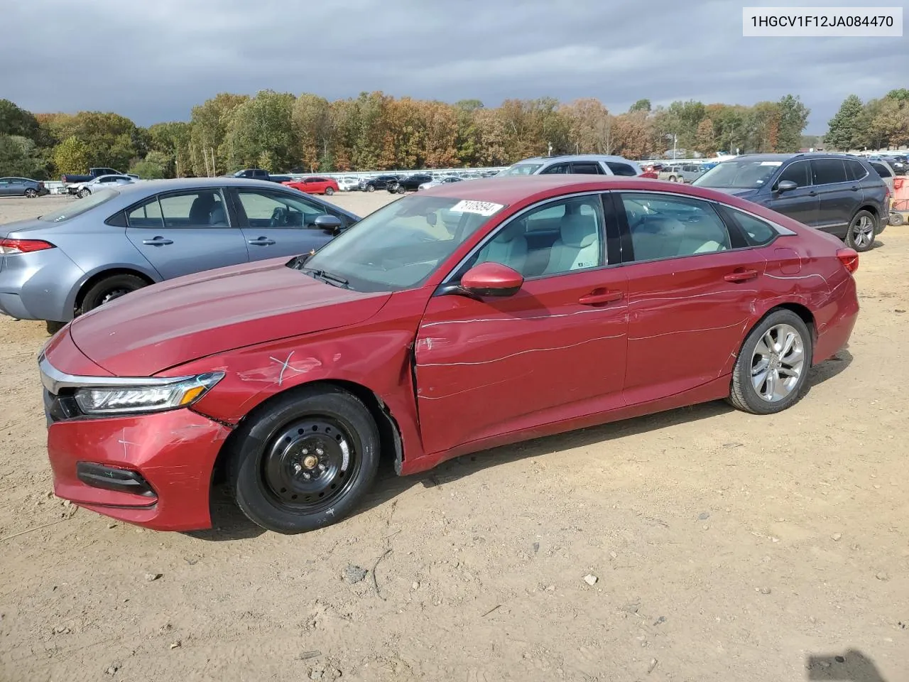 2018 Honda Accord Lx VIN: 1HGCV1F12JA084470 Lot: 78109594