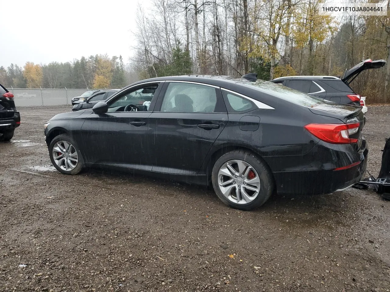 2018 Honda Accord Lx VIN: 1HGCV1F10JA804641 Lot: 78305324