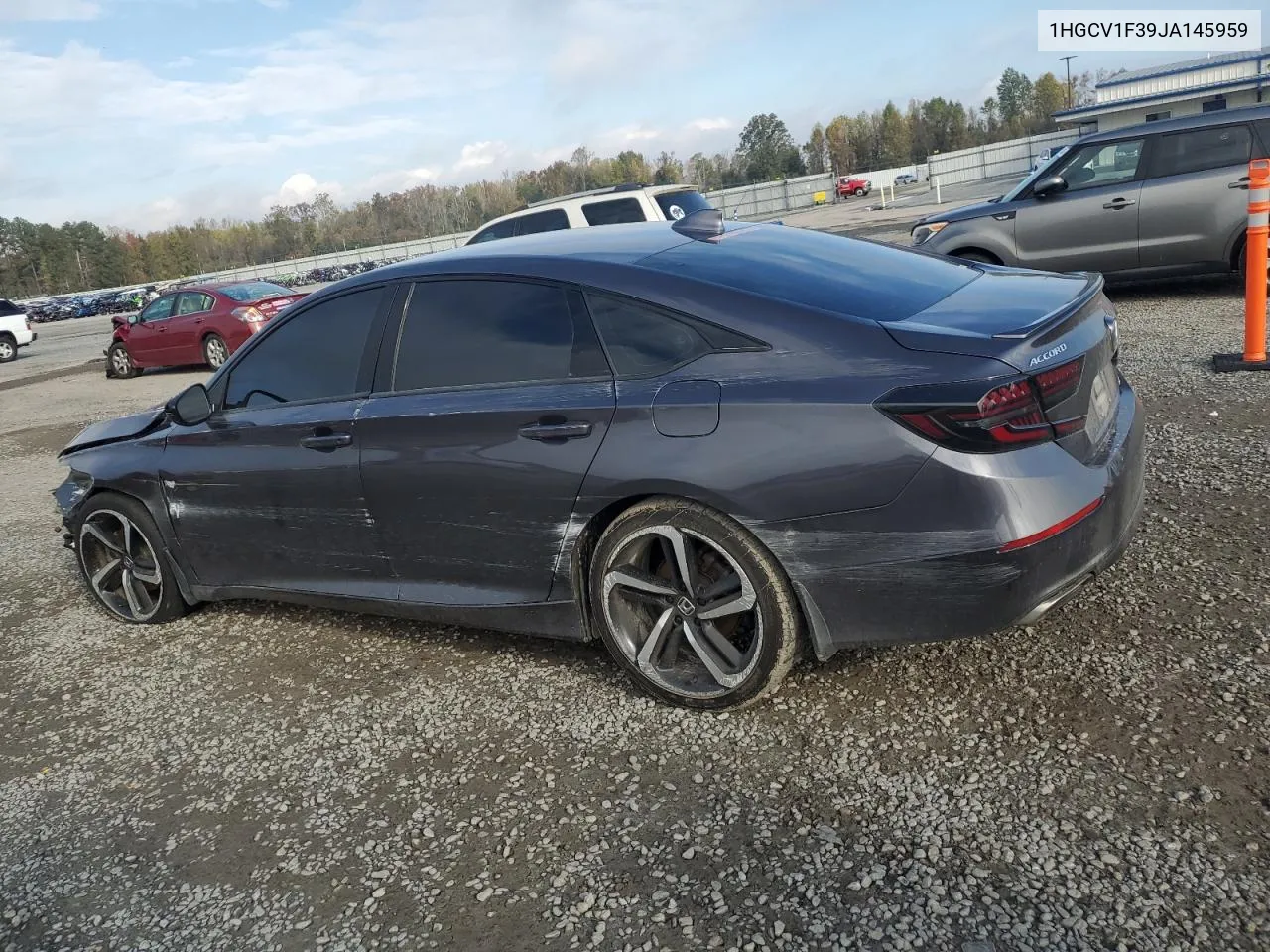 2018 Honda Accord Sport VIN: 1HGCV1F39JA145959 Lot: 78600394