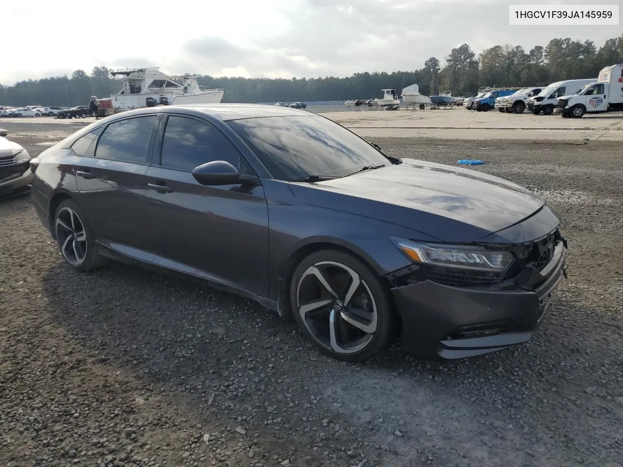 2018 Honda Accord Sport VIN: 1HGCV1F39JA145959 Lot: 78600394