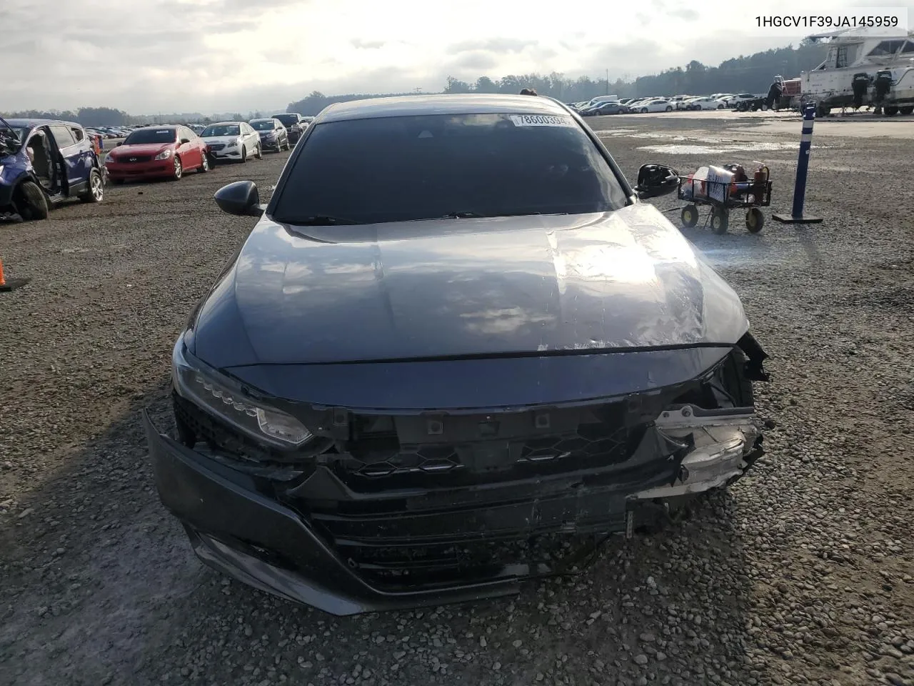 2018 Honda Accord Sport VIN: 1HGCV1F39JA145959 Lot: 78600394