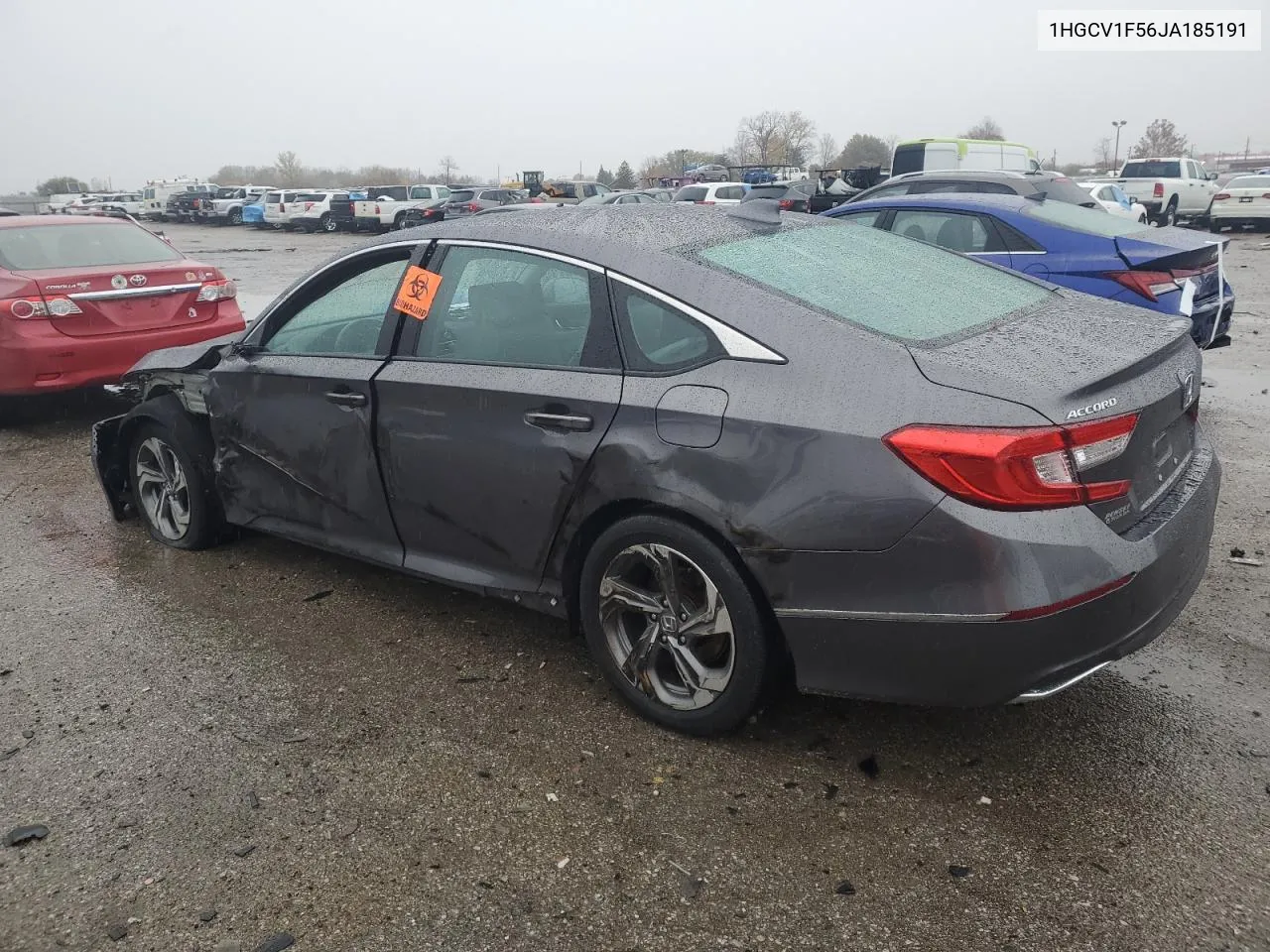 2018 Honda Accord Exl VIN: 1HGCV1F56JA185191 Lot: 78638314