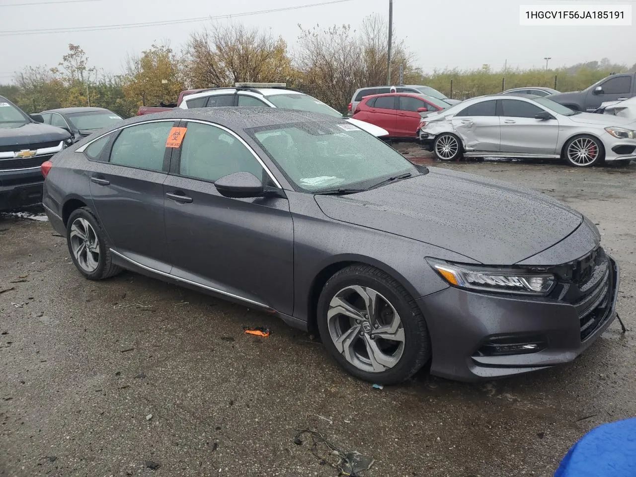 2018 Honda Accord Exl VIN: 1HGCV1F56JA185191 Lot: 78638314