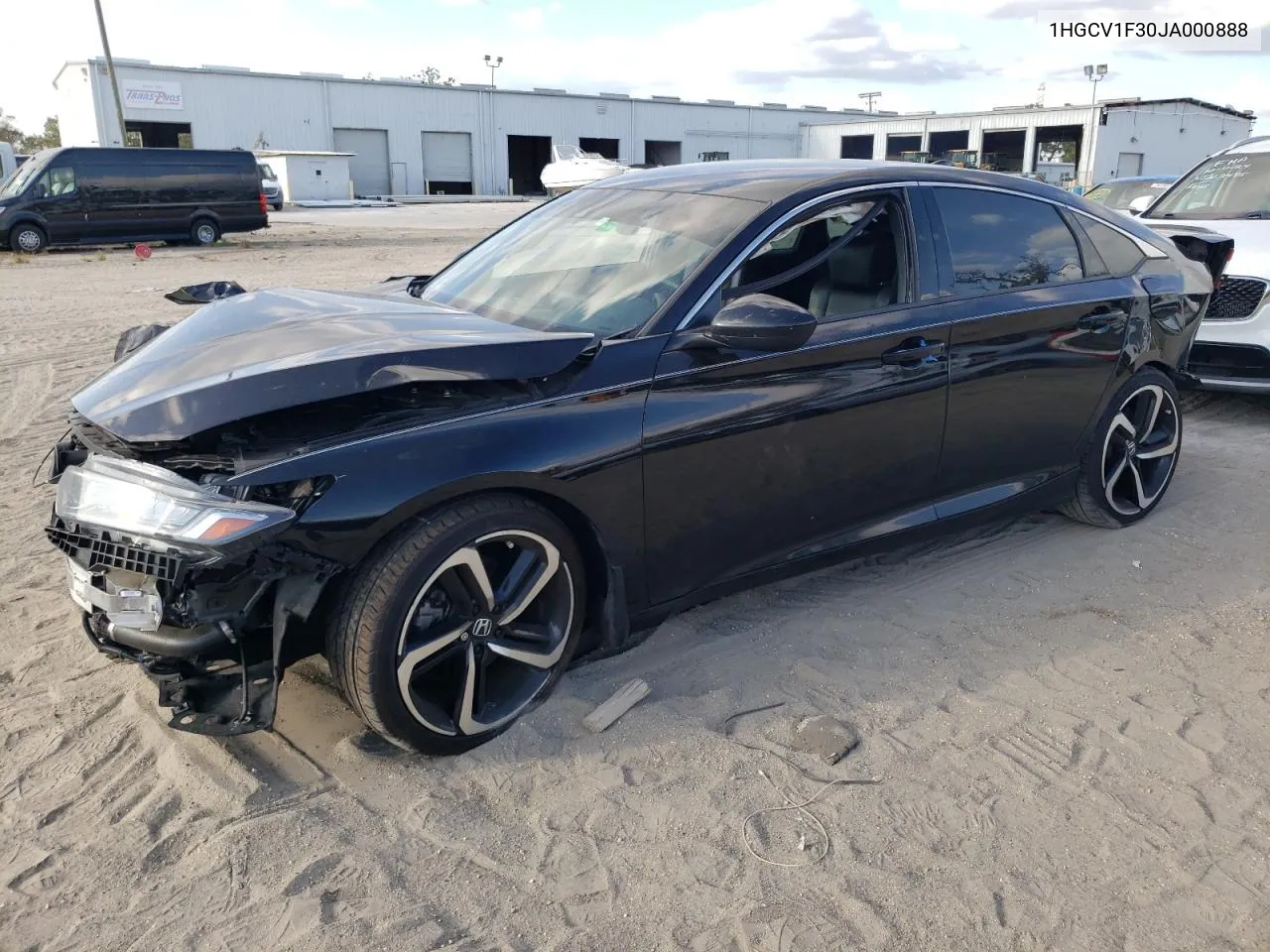 2018 Honda Accord Sport VIN: 1HGCV1F30JA000888 Lot: 78664504