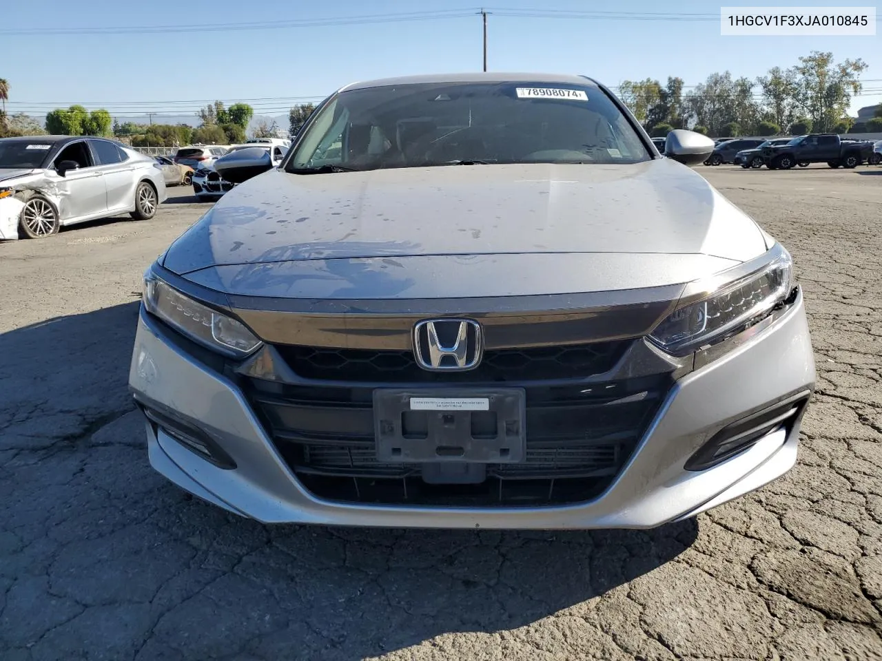 2018 Honda Accord Sport VIN: 1HGCV1F3XJA010845 Lot: 78908074