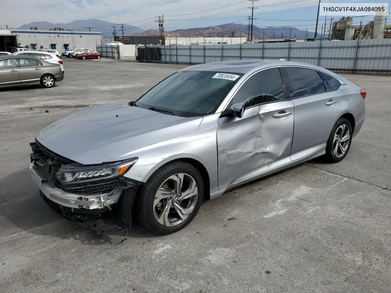 2018 Honda Accord Ex VIN: 1HGCV1F4XJA084095 Lot: 78923454