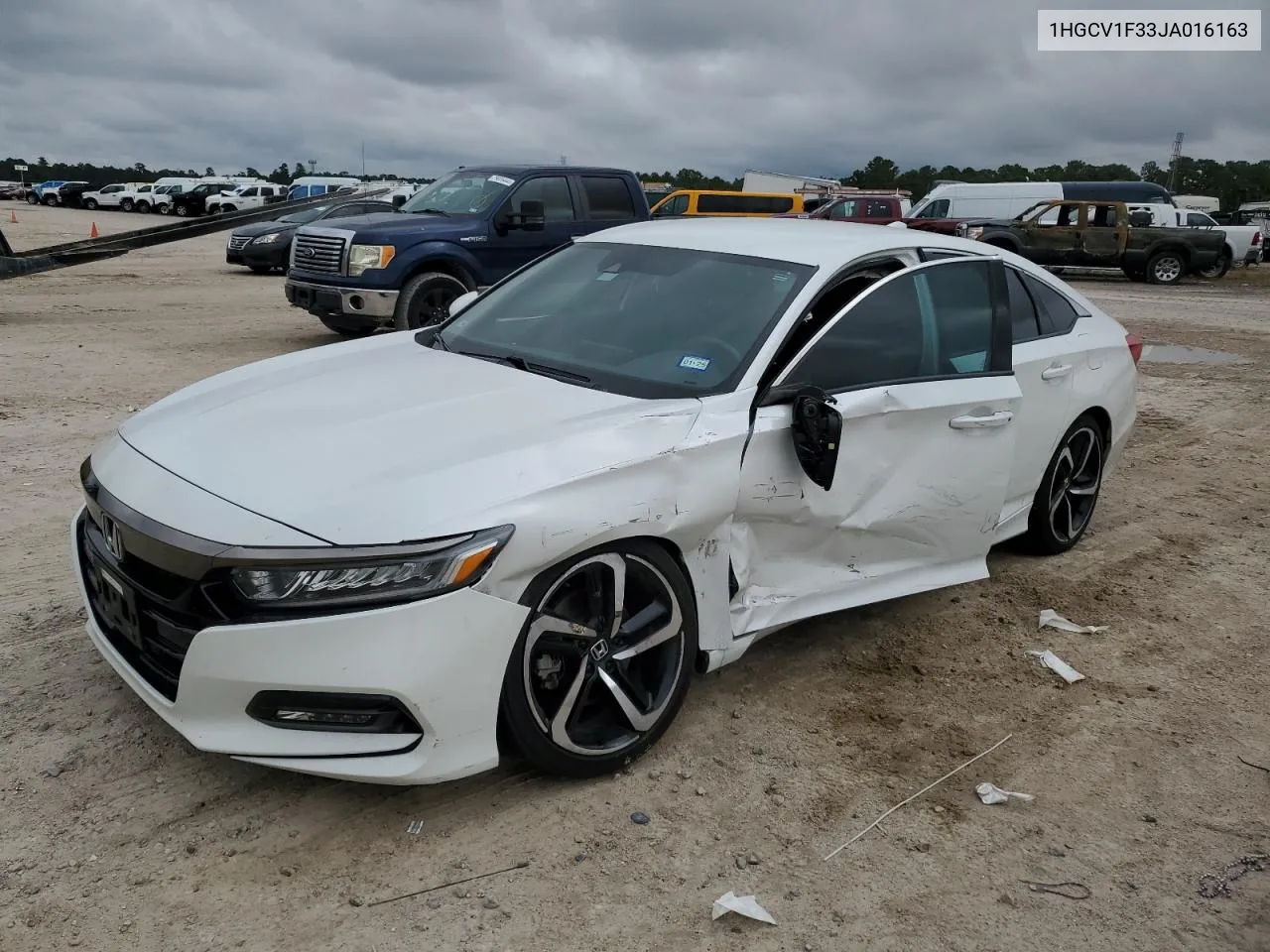 2018 Honda Accord Sport VIN: 1HGCV1F33JA016163 Lot: 79107964