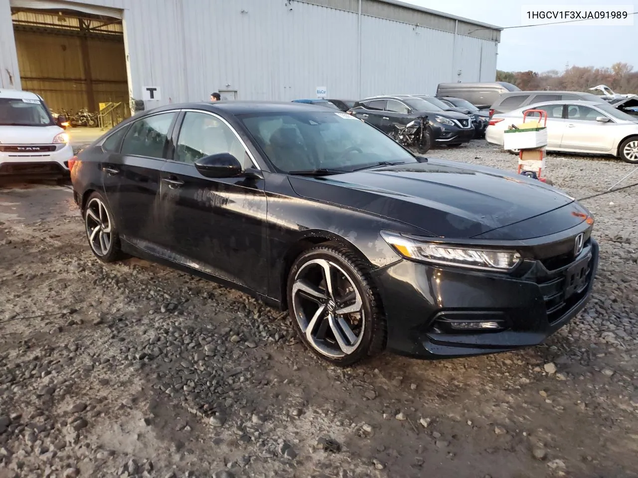 2018 Honda Accord Sport VIN: 1HGCV1F3XJA091989 Lot: 79300114