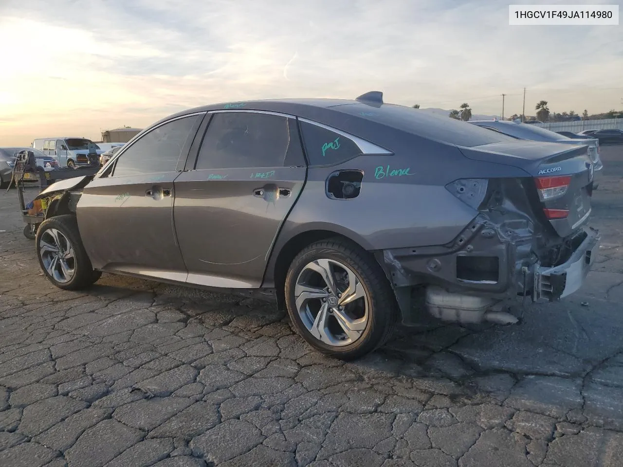 2018 Honda Accord Ex VIN: 1HGCV1F49JA114980 Lot: 79664464