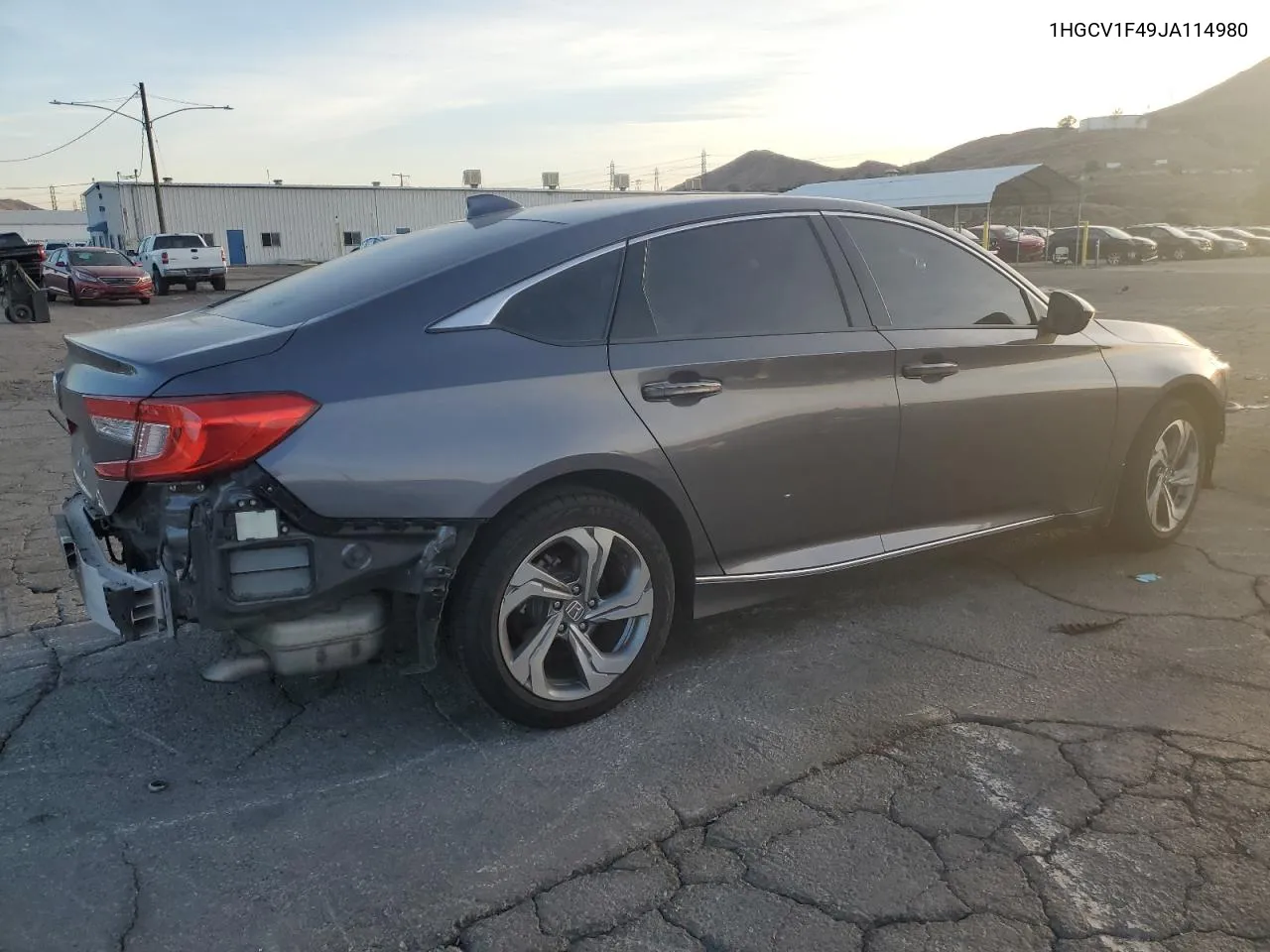 2018 Honda Accord Ex VIN: 1HGCV1F49JA114980 Lot: 79664464