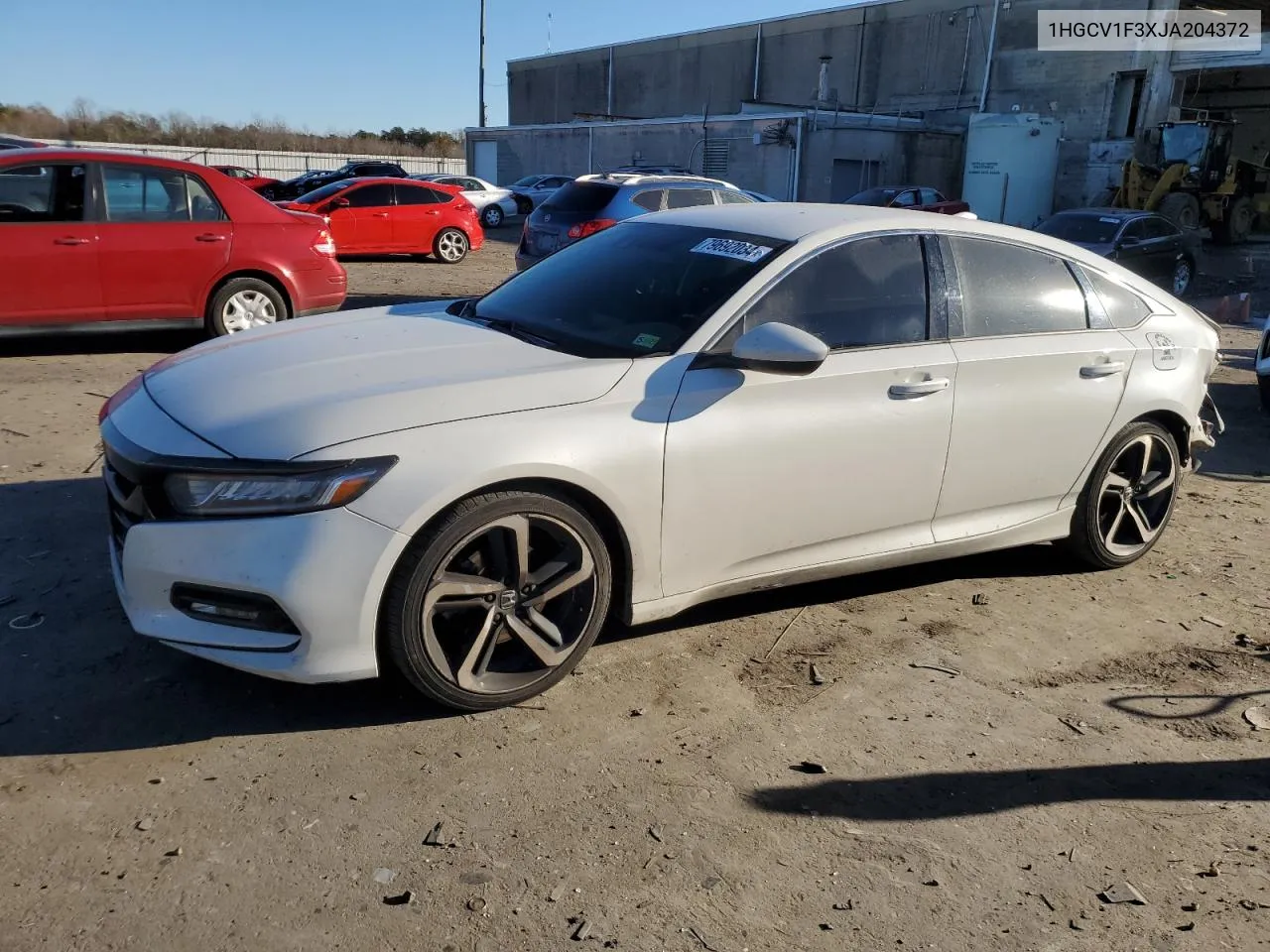 2018 Honda Accord Sport VIN: 1HGCV1F3XJA204372 Lot: 79692034