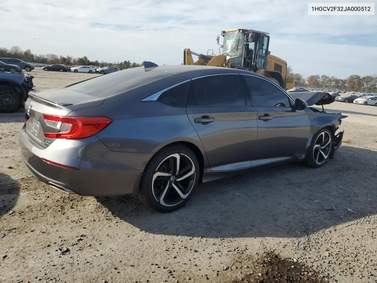 2018 Honda Accord Sport VIN: 1HGCV2F32JA000512 Lot: 79710484