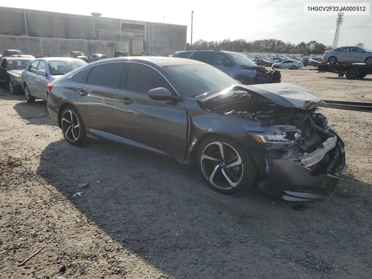 2018 Honda Accord Sport VIN: 1HGCV2F32JA000512 Lot: 79710484