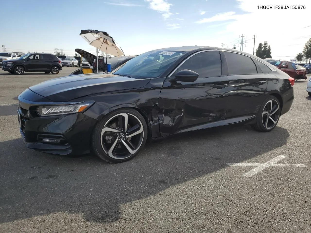 2018 Honda Accord Sport VIN: 1HGCV1F38JA150876 Lot: 79781384