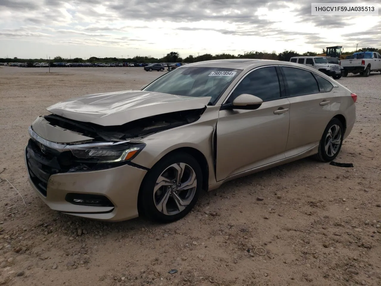 2018 Honda Accord Exl VIN: 1HGCV1F59JA035513 Lot: 79857854