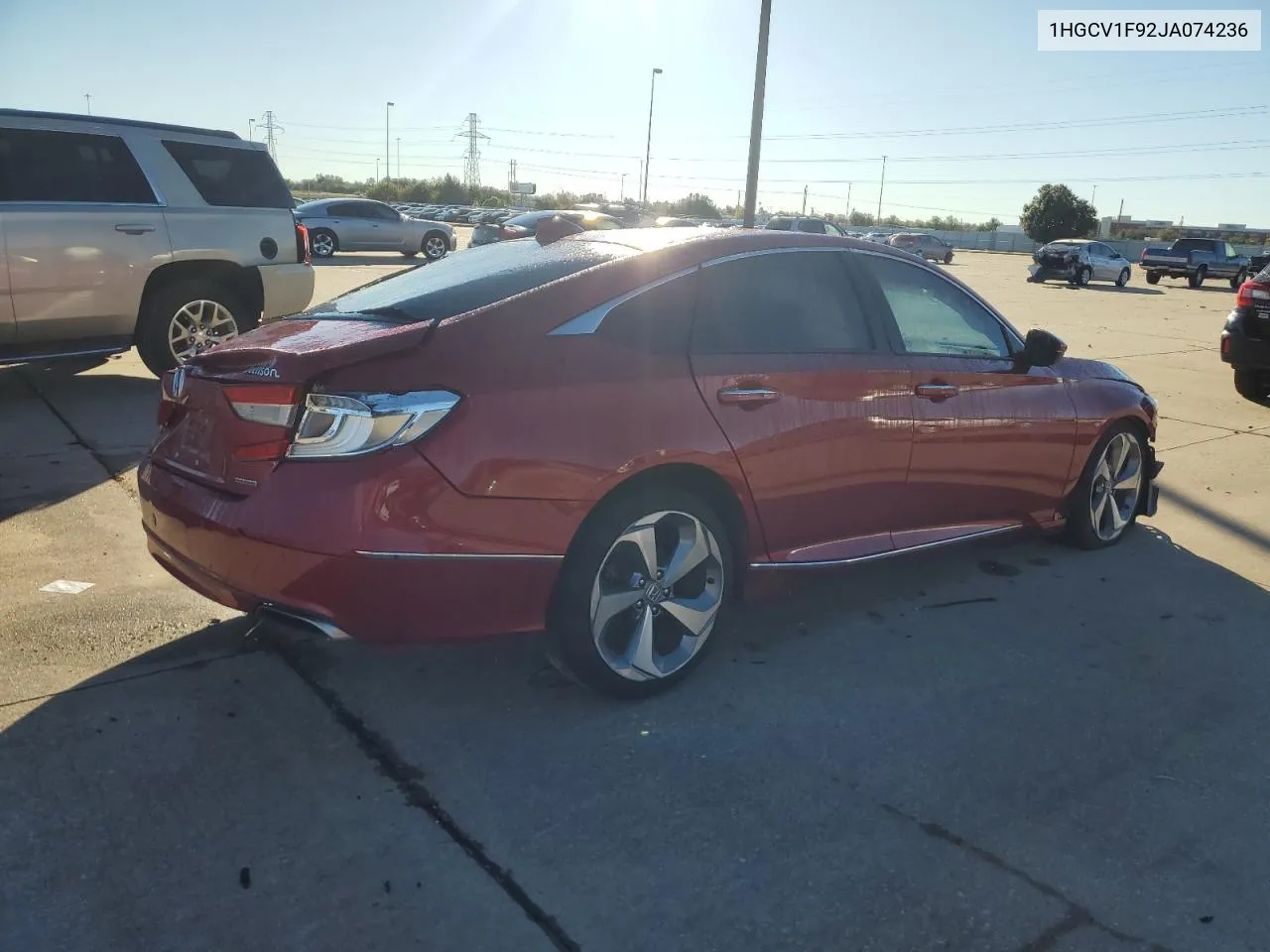 2018 Honda Accord Touring VIN: 1HGCV1F92JA074236 Lot: 79880284