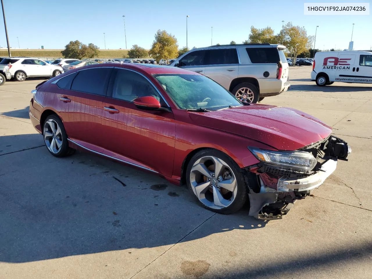 2018 Honda Accord Touring VIN: 1HGCV1F92JA074236 Lot: 79880284