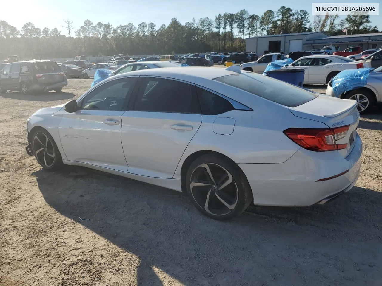 2018 Honda Accord Sport VIN: 1HGCV1F38JA205696 Lot: 80030964