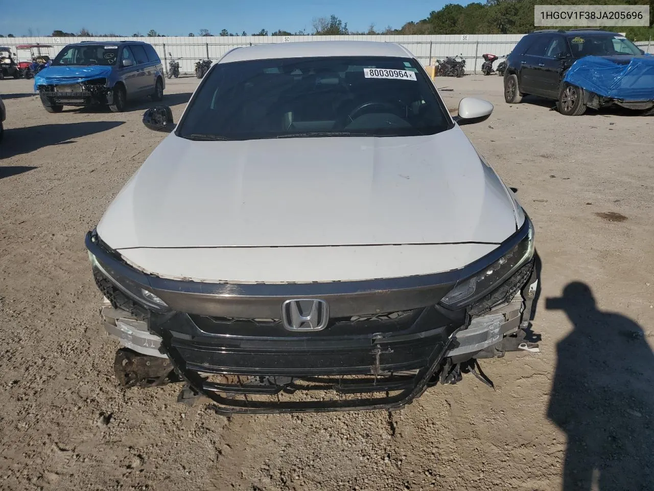 2018 Honda Accord Sport VIN: 1HGCV1F38JA205696 Lot: 80030964