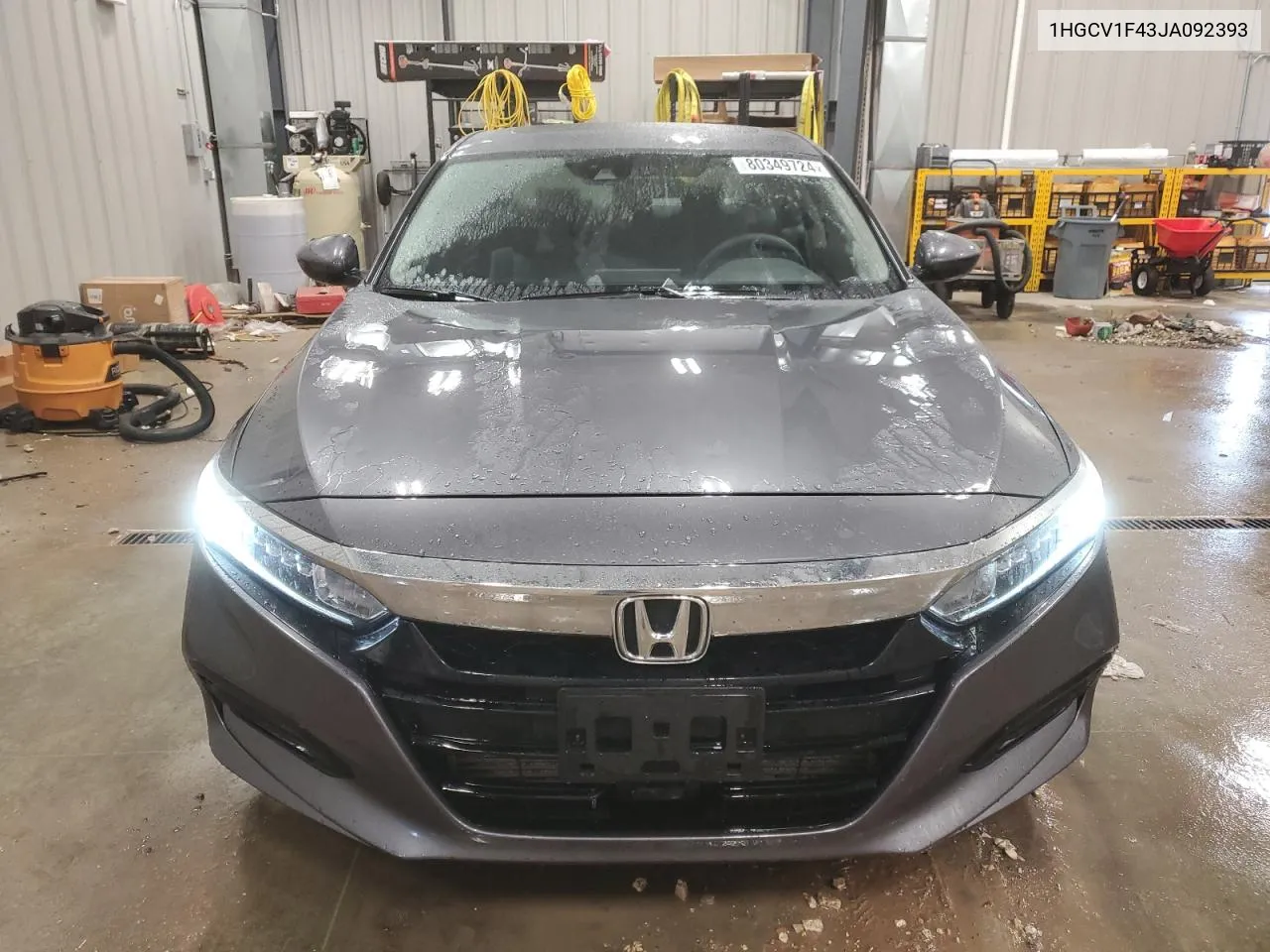 2018 Honda Accord Ex VIN: 1HGCV1F43JA092393 Lot: 80349724